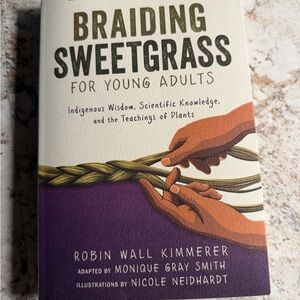 Braiding Sweetgrass for Young Adults — Purple & Cream Cover